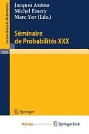 Seminaire de Probabilites XXX