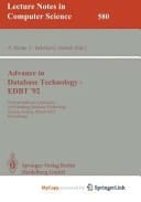 Advances in Database Technology - Edbt '92