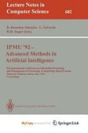 Ipmu'92 - Advanced Methods in Artificial Intelligence
