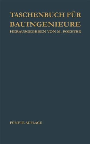 Taschenbuch für Bauingenieure (German Edition)