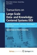 Transactions on Large-scale Data- and Knowledge -centered Systems XXX Special Issue on Cloud Computing