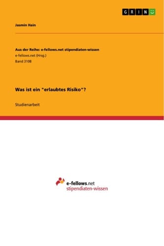 Was ist ein "erlaubtes Risiko"?