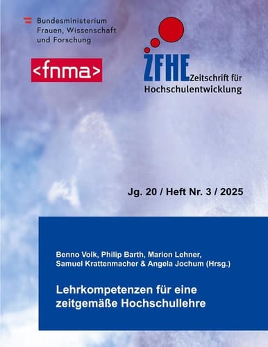 ZFHE 20-3 - Lehrkompetenzen für eine zeitgemäße Hochschullehre