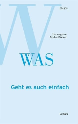 Geht es auch einfach