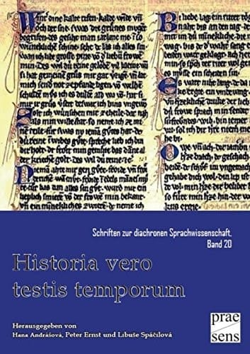 Historia vero testis temporum Festschrift für Václav Bok zum 70. Geburtstag