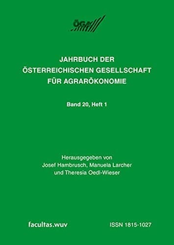 Beiträge der 20. ÖGA-Jahrestagung, die zum Generalthema "Land- und Ernährungswissenschaft 2020" an der Universität für Bodenkultur Wien am 23. und 24. September 2010 abgehalten wurde. 1 (2011)