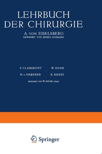 Lehrbuch der Chirurgie Erster Band