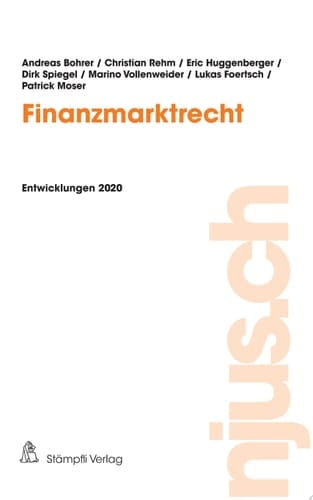 Finanzmarktrecht Entwicklungen 2020