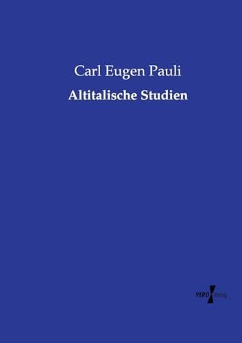 Altitalische Studien
