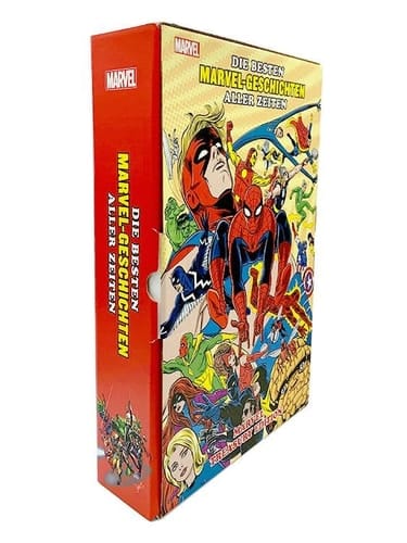 Die besten Marvel-Geschichten aller Zeiten: Marvel Treasury Edition (Hardcover-Überformat im Schuber und bedruckten Umkarton)