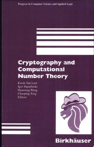 Cryptography and Computational Number Theory