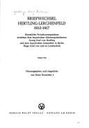 Briefwechsel Hertling-Lerchenfeld 1912-1917 dienstliche Privatkorrespondenz