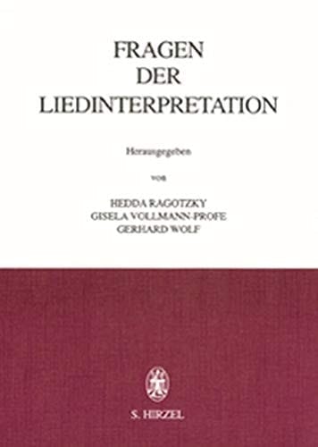 Fragen Der Liedinterpretation