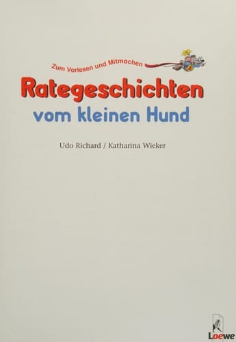 Rategeschichten vom kleinen Hund