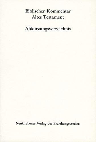 Biblischer Kommentar Altes Testament - Bandausgaben