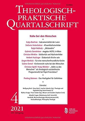 Nahe bei den Menschen Theologisch-praktische Quartalschrift 4/2021