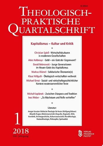 Kapitalismus - Kultur und Kritik Theologisch-praktische Quartalschrift