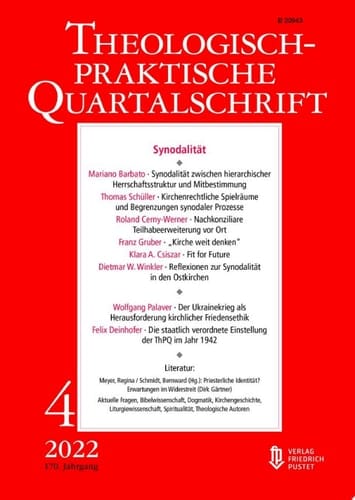 Synodalität Theologisch-praktische Quartalschrift 4/2022