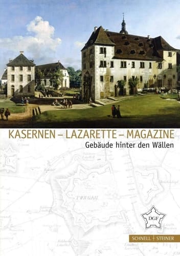 Kasernen - Lazarette - Magazine Gebäude hinter den Wällen
