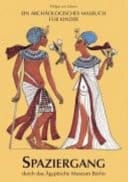 Spaziergang durch das Ägyptische Museum Berlin ein antikes Kunst-Malbuch für Kinder