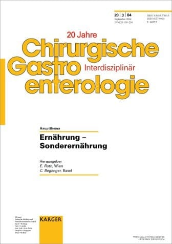 Ernährung - Sondenernährung