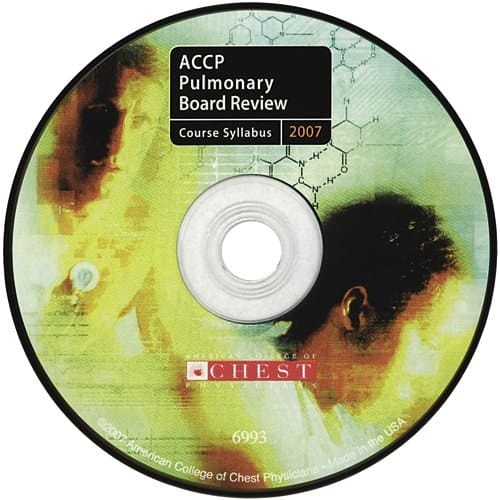 ACCP Pulmonary Board Review 2007 Course Syllabus