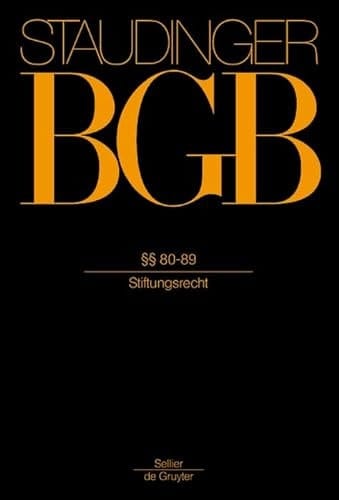 §§ 80-89 (Stiftungsrecht)