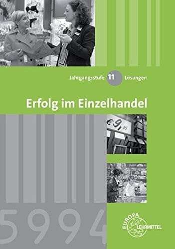 Erfolg im Einzelhandel Jg.-Stufe 11. Lösungen