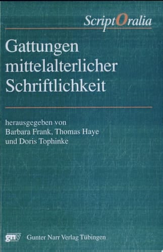 Gattungen mittelalterlicher Schriftlichkeit