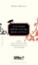 Ich habe meine Sache hier getan