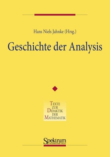 Geschichte der Analysis