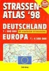 Strassen-atlas '98 Deutschland 1:300 000 mit erweitertem Ortsverzeichnis Europa 1:4 500 000