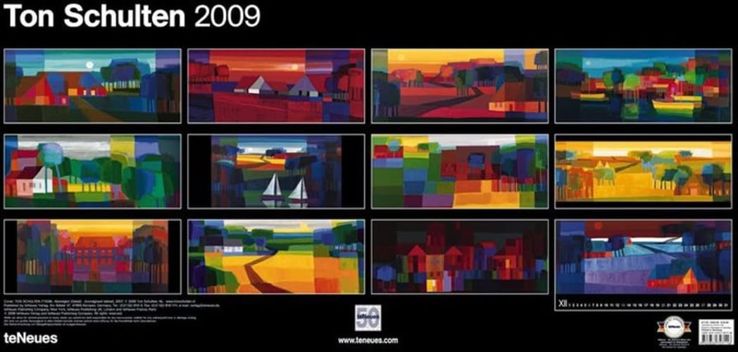 2009 Schulten Slim Poster Calendar