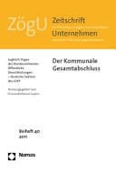 Der Kommunale Gesamtabschluss