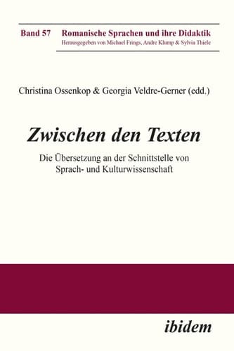 Romanische Sprachen und ihre Didaktik Die Ubersetzung an der Schnittstelle von Sprach- und Kulturwissenschaft