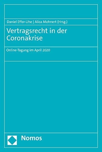 Vertragsrecht in der Coronakrise Online-Tagung im April 2020