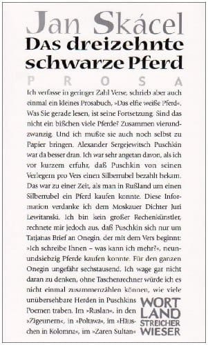 Das dreizehnte schwarze Pferd;