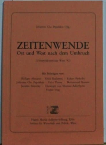 Zeitenwende: Ost und West nach dem Umbruch : Universitätsseminar Wien '92 (German Edition)