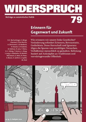 Widerspruch 79 Erinnern für Gegenwart und Zukunft