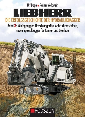 Miningbagger, Umschlaggeräte, Abbruchmaschinen sowie Spezialbagger für Tunnel- und Gleisbau