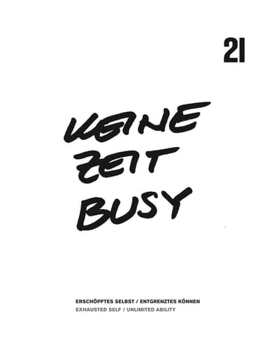 Busy, Exhausted Self, Unlimited Ability