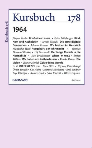 Kursbuch 178 1964