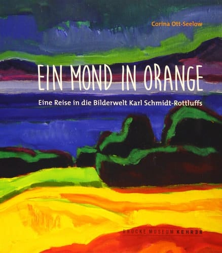 Ein Mond in Orange
