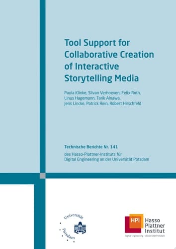 Tool support for collaborative creation of interactive storytelling media