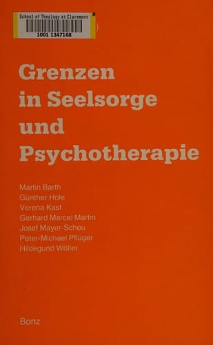 Grenzen in Seelsorge und Psychotherapie