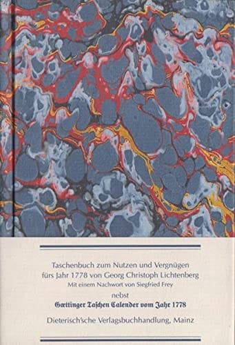 Goettinger Taschen Calender vom Jahr 1778