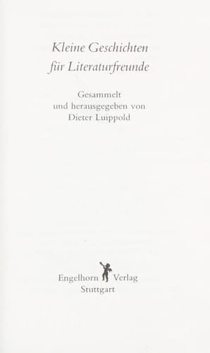 Kleine Geschichten für Literaturfreunde