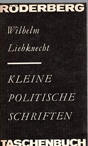 Kleine politische Schriften