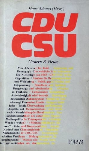 CDU, CSU gestern & heute
