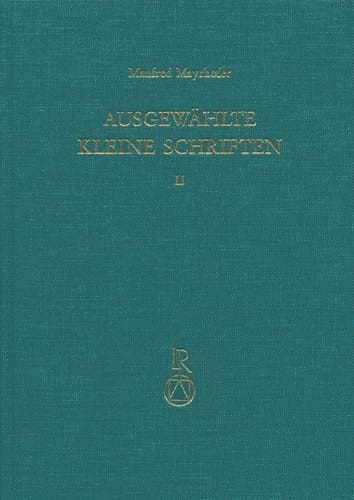 Ausgewählte kleine Schriften